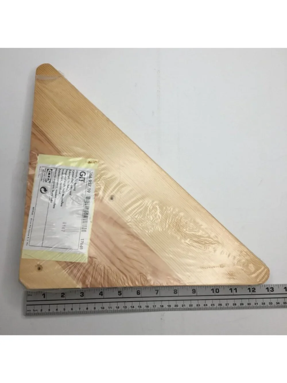 Ikea Git Corner Shelf Softwood Triangle Wall Mount Home Storage Organization